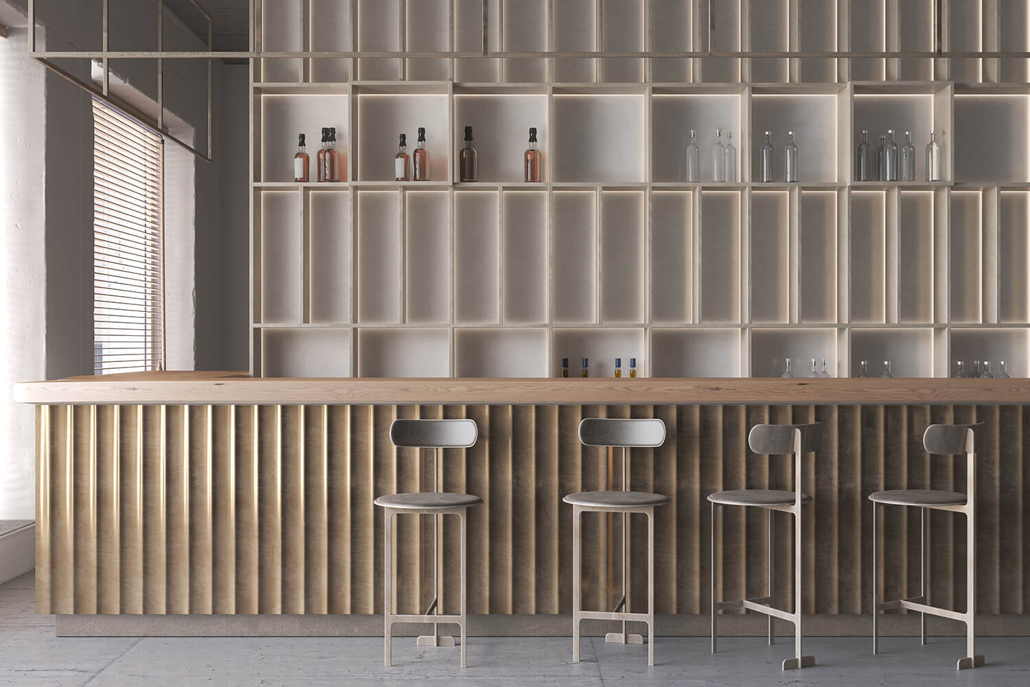 Mixologist’s Loft Bar Cabinets